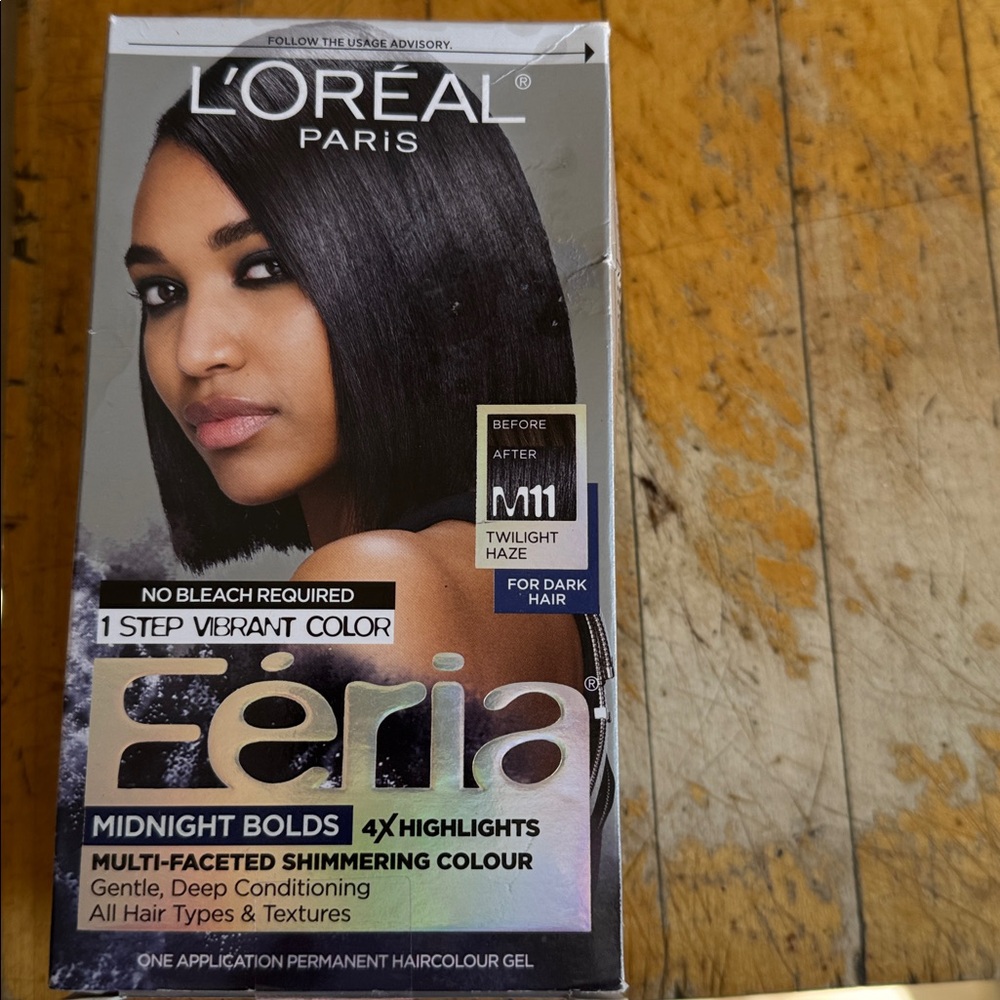 New Box L'Oreal Paris Feria Hair Color - Midnight Bolds